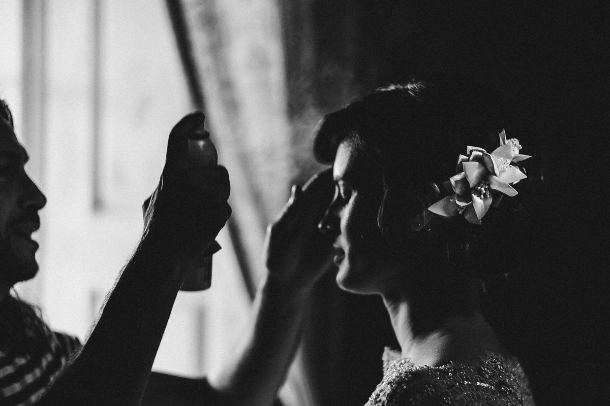 Getting ready, wedding photograph 5